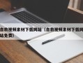 改则自救视频素材下载网站（自救视频素材下载网站免费）